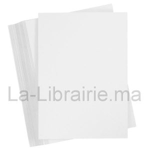 Chemise cartoné blanc – 24 x 32 cm  | Catégorie   Chemises et Pochettes