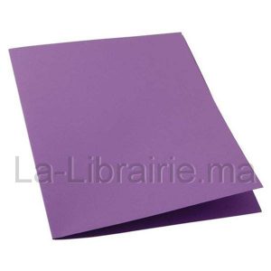 Chemise cartoné Violet – 24 x 32 cm  | Catégorie   Chemises et Pochettes