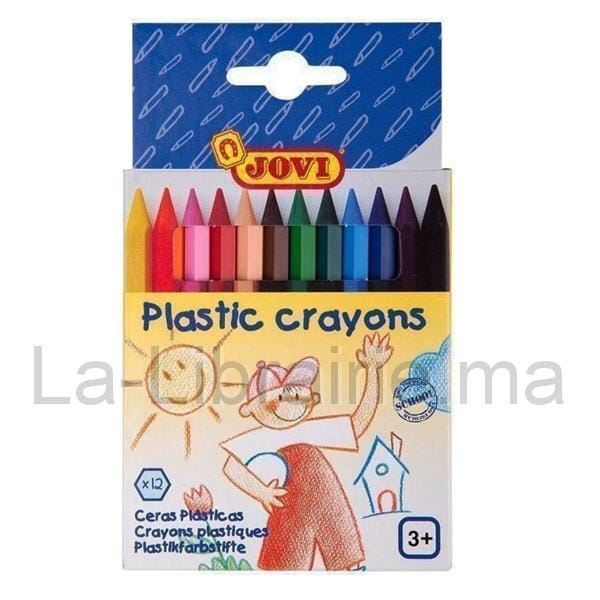 Boite 12 crayons de cire – JOVI  | Catégorie   Crayons de couleurs à cire