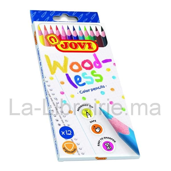 Boite 12 crayons de couleurs long – JOVI  | Catégorie   Crayons de couleurs