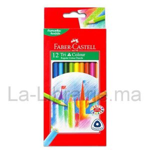 Boite 12 crayons de couleurs long – FABER CASTELL  | Catégorie   Crayons de couleurs