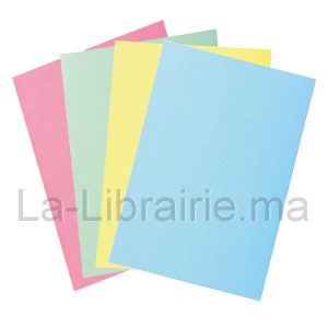 Chemise cartonnée couleurs – 24 x 32 cm  | Catégorie   Chemises et Pochettes