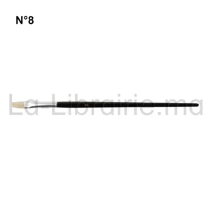Pinceau brosse plat numéro 8 pour peinture