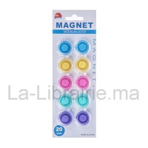 10 Aimants pour tableau magnétique – 20 mm  | Catégorie   Ardoises et Tableaux