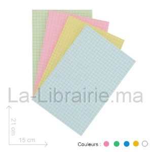 Fiche bristol couleur – 15 x 21 cm  | Catégorie   Papiers
