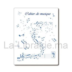 Cahier de musique – 17 x 22 cm  | Catégorie   Cahiers et Carnets scolaires