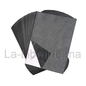 Feuille papier carbone 21 x 29,7 cm – Noir  | Catégorie   Papiers création