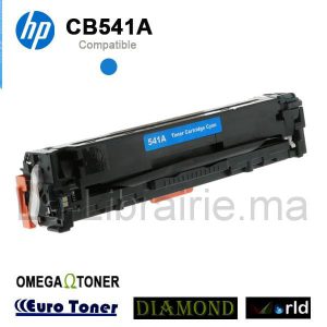 Toner HP compatible CYAN – CB541A  | Catégorie   Toners et Cartouches