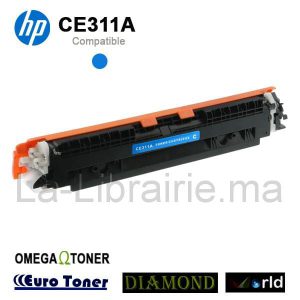 Toner HP compatible CYAN – CE311A  | Catégorie   Toners et Cartouches