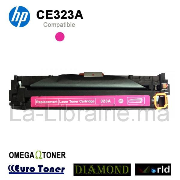 Toner HP compatible MAGENTA- CE323A  | Catégorie   Toners et Cartouches