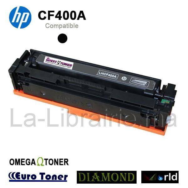 Toner HP compatible NOIR – CF400A  | Catégorie   Toners et Cartouches