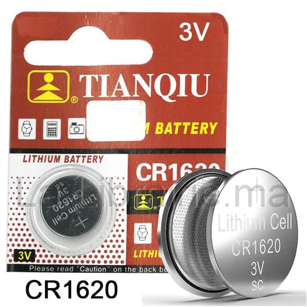 Pile bouton au lithium 3V - CR1632 -  - Fourniture