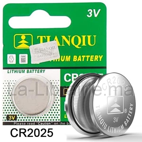 Pile bouton lithium cr2025 au meilleur prix