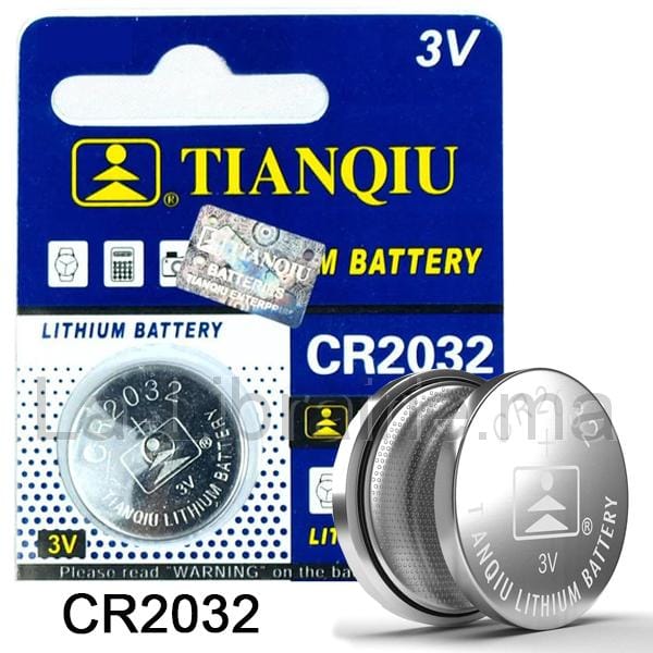 Pile bouton au lithium 3V – CR2032  | Catégorie   Divers