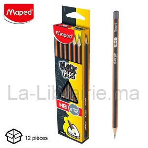 Boite 12 crayons HB2 – MAPED  | Catégorie   Crayons et Porte-mines