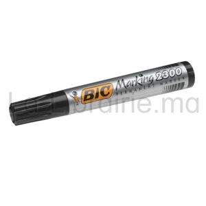 Marqueur permanent noir BIC Marking 2300 à pointe biseautée