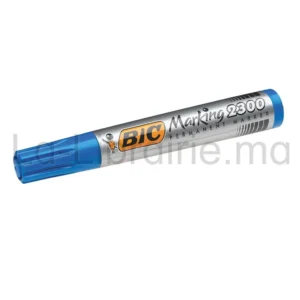 Marqueur permanent bleu BIC Marking 2300 à pointe biseautée