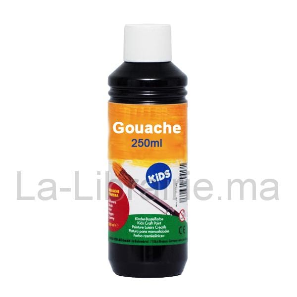 Gouache 250 ml – Noir  | Catégorie   Peintures