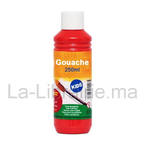 Gouache 250 ml – Rouge  | Catégorie   Peintures