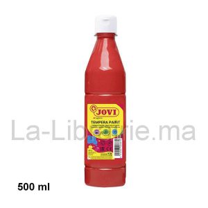 Flacon de 500 ml gouache rouge – JOVI  | Catégorie   Peintures