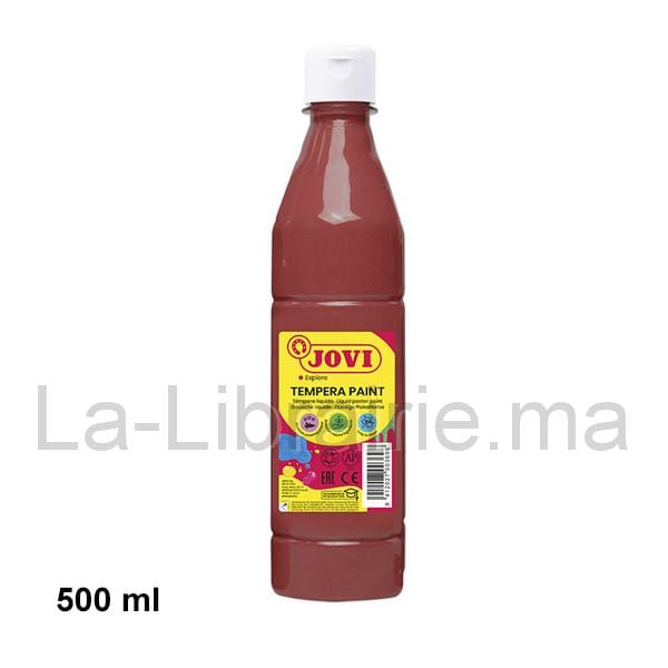 Flacon de 500 ml gouache marron – JOVI  | Catégorie   Peintures