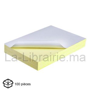 100 Papiers adhésif – 21 x 29,7 cm  | Catégorie   Papiers