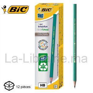 Boite 12 crayons HB2 – BIC EVOLUTION  | Catégorie   Crayons et Porte-mines