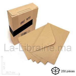 Boite 250 enveloppes jaune – 21 x 29,7 cm  | Catégorie   Enveloppes
