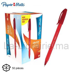 Boite 50 stylos à bille rouge – INKJOY  | Catégorie   Stylos