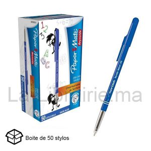 Boite 50 stylos à bille bleu – REYNOLDS  | Catégorie   Stylos