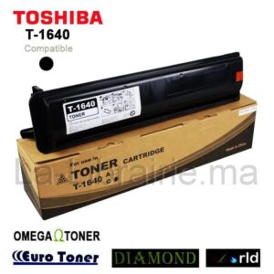 Toner TOSHIBA compatible NOIR – T-1640E  | Catégorie   Toners et Cartouches