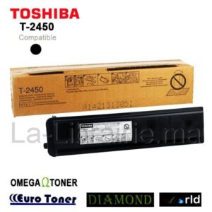 Toner TOSHIBA compatible NOIR – T-2450E  | Catégorie   Toners et Cartouches