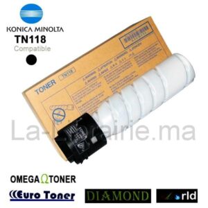 Toner KONICA MINOLTA compatible NOIR – TN118  | Catégorie   Toners et Cartouches