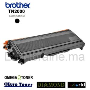 Toner BROTHER compatible NOIR – TN2000  | Catégorie   Toners et Cartouches