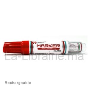 Image du produit Marqueur tableau E6820 rechargeable et effaçable - ROUGE