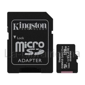 Image du produit Carte mémoire micro SD Kingston 128 GB Classe 10 - KINGSTONE