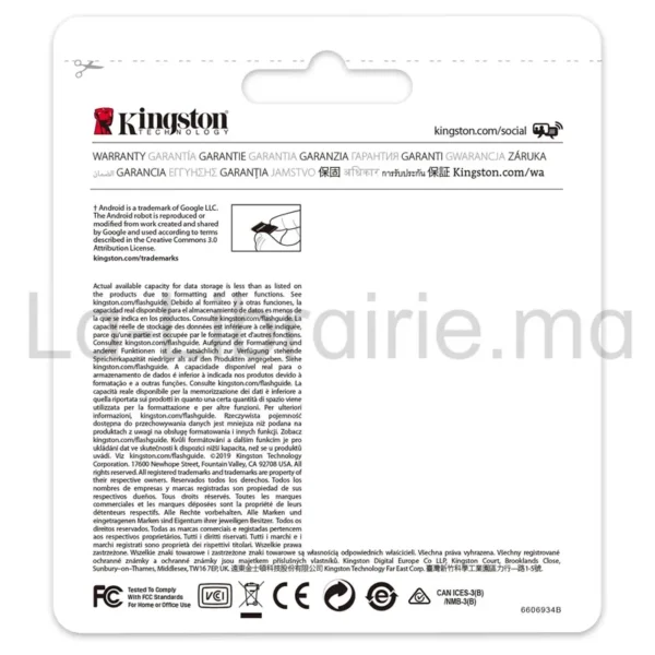 carte microSD Kingston 128 Go