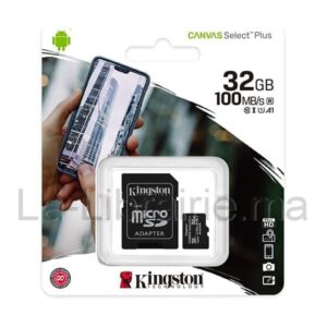 Image du produit Carte mémoire micro SD Kingston 32 GB Classe 10 - KINGSTONE