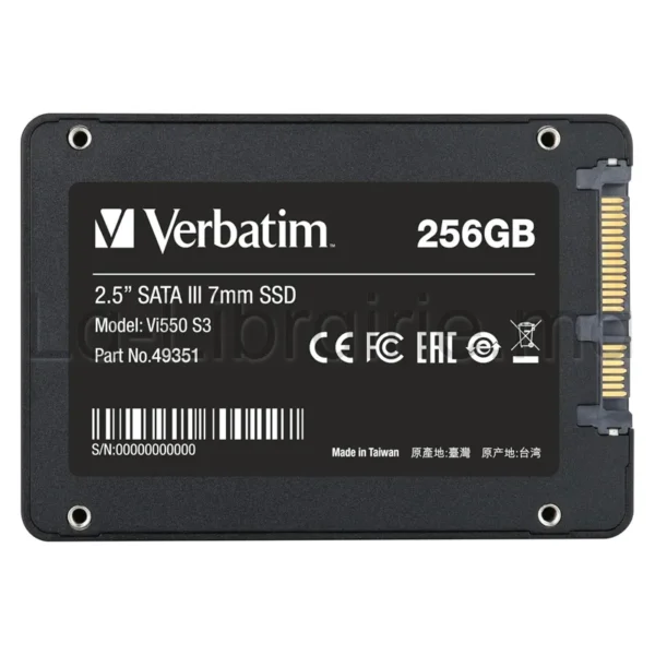 Disque SSD interne Verbatim 256 Go