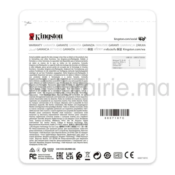 clé USB Kingston DataTraveler Exodia Onyx de 64 Go