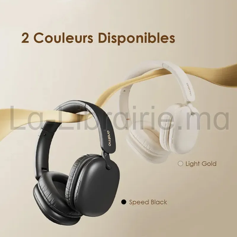 Casque Bluetooth Oraimo BoomPop Lite OHP-317 light gold